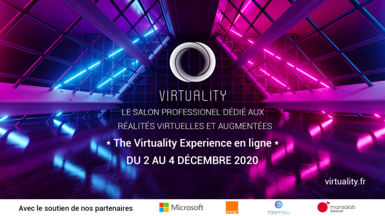 Lire la suite à propos de l’article Venez nous rencontrer à la Virtuality Experience !