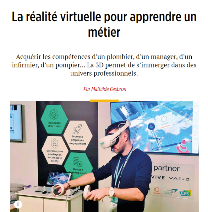 Lire la suite à propos de l’article La réalité virtuelle pour apprendre un métier
